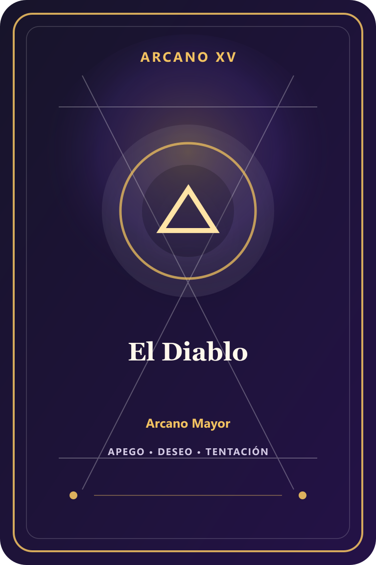 Carta de tarot: El Diablo