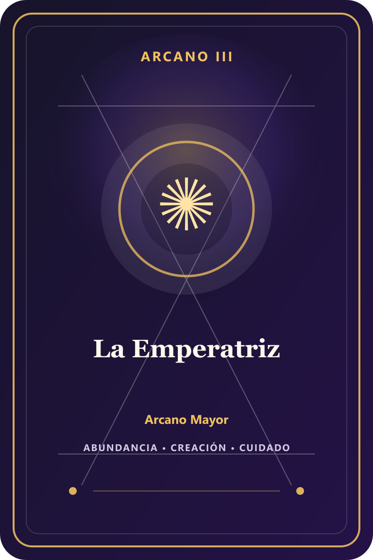 Carta de tarot: La Emperatriz