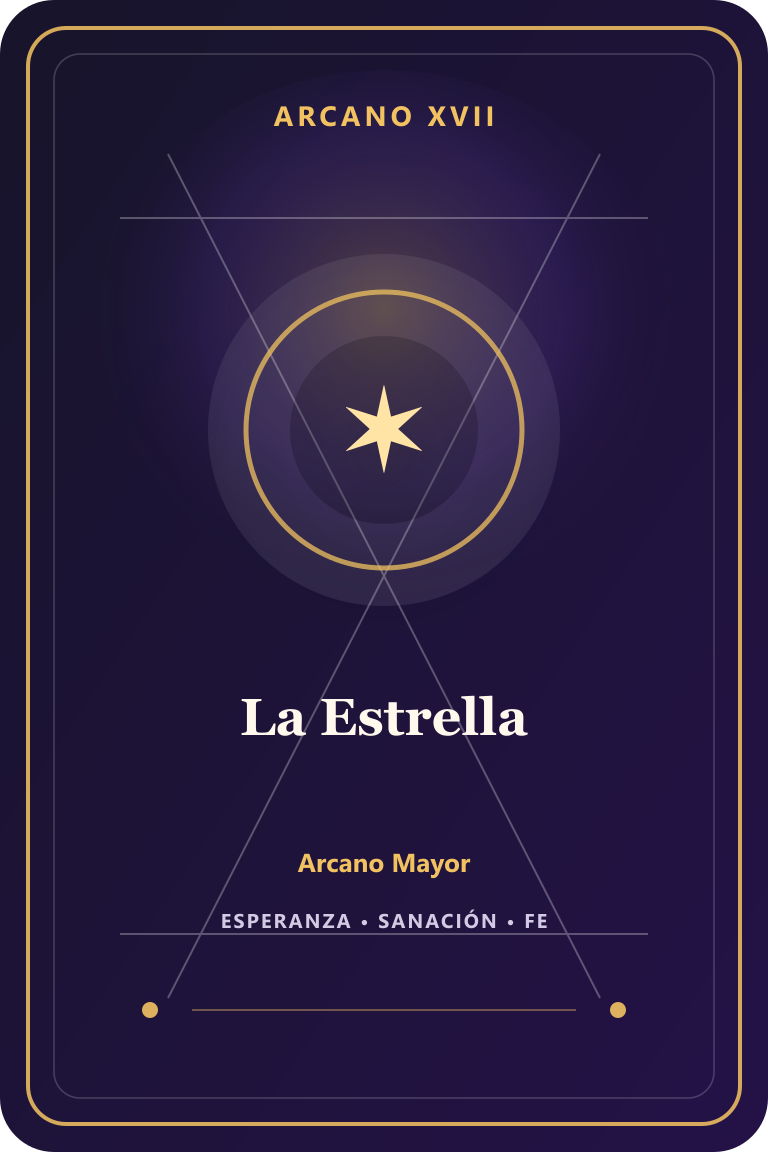 Carta de tarot: La Estrella