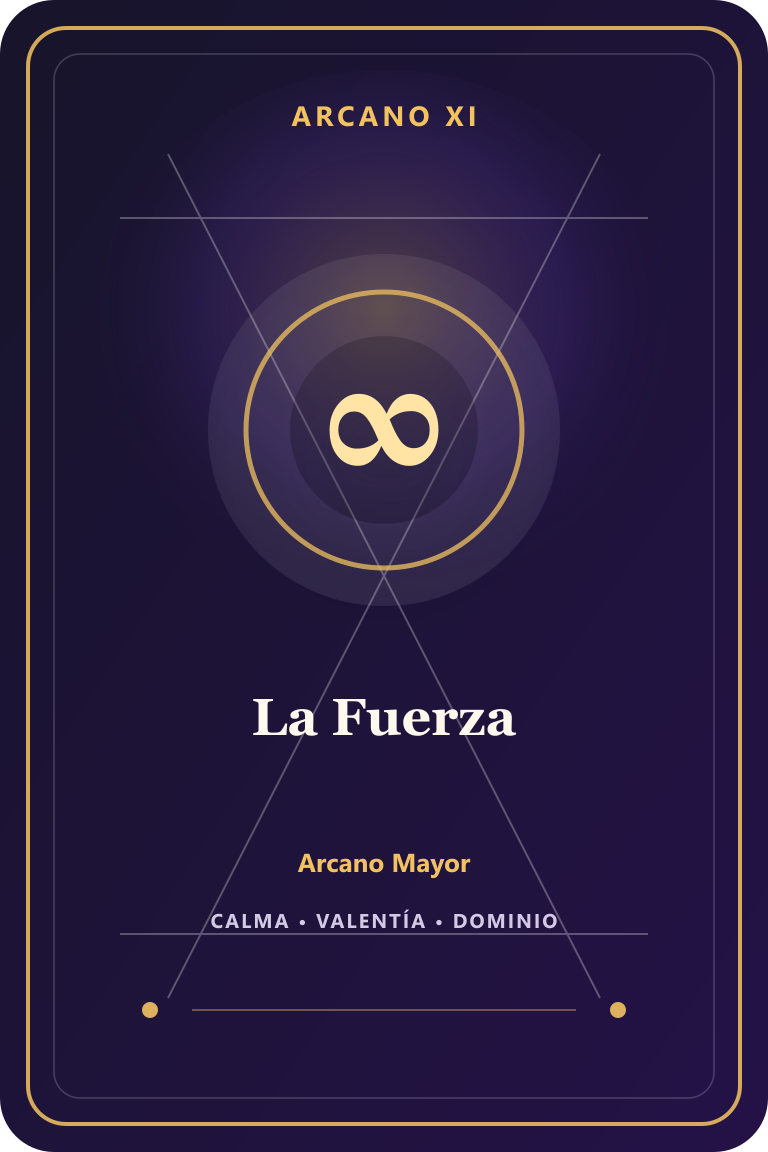 Carta de tarot: La Fuerza