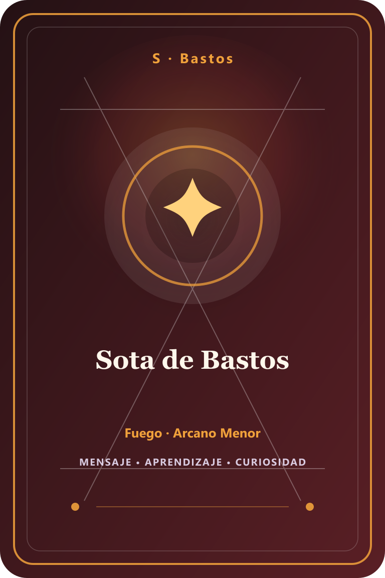 Carta de tarot: Sota de Bastos