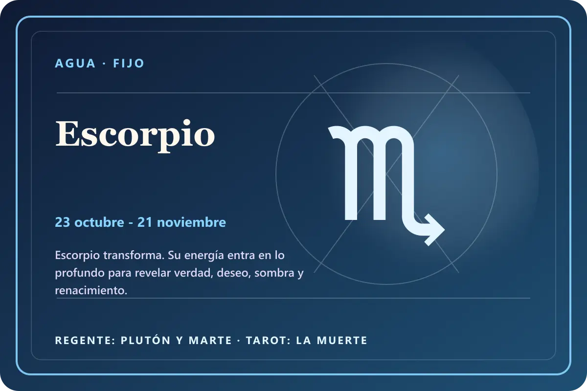 Ascendente en Escorpio
