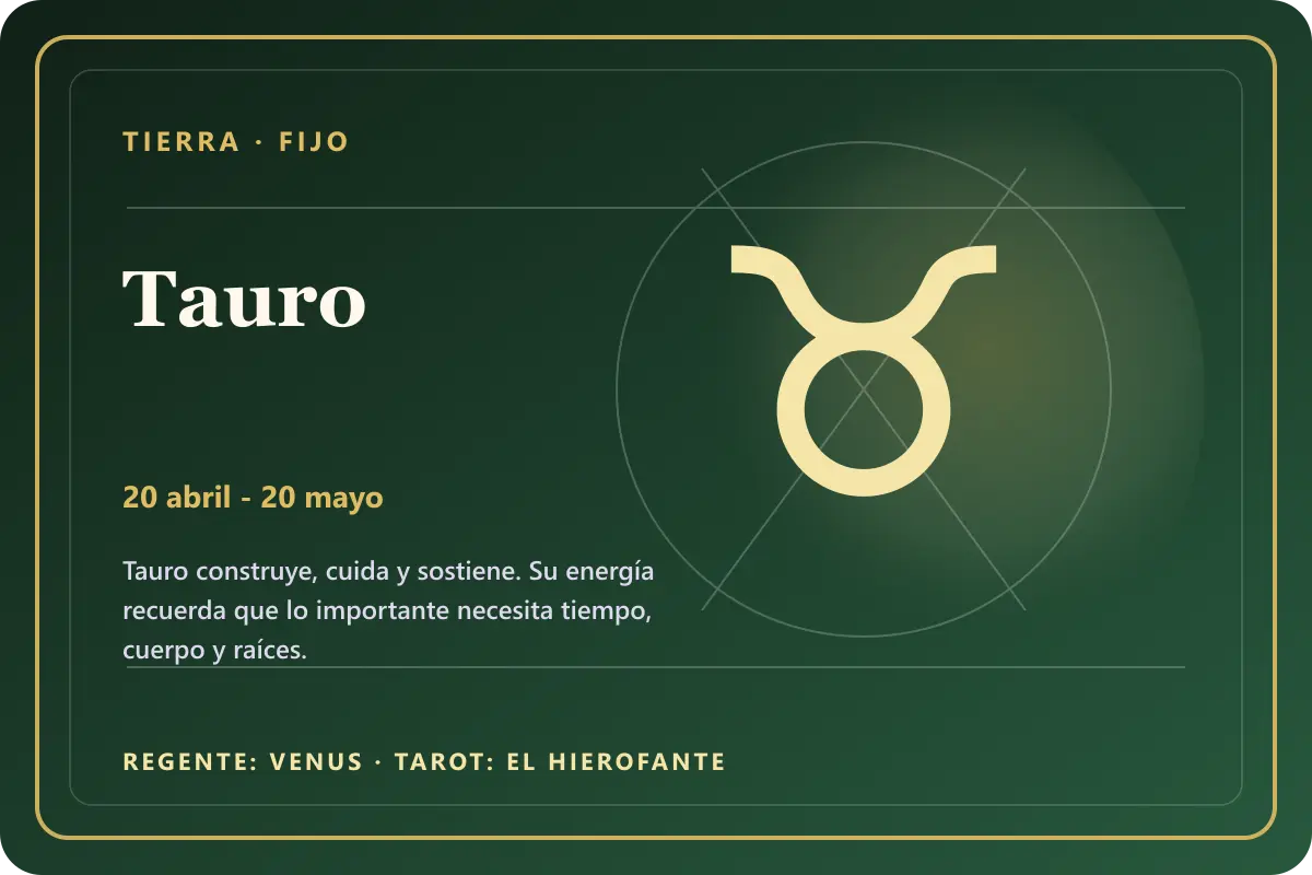 Ascendente en Tauro