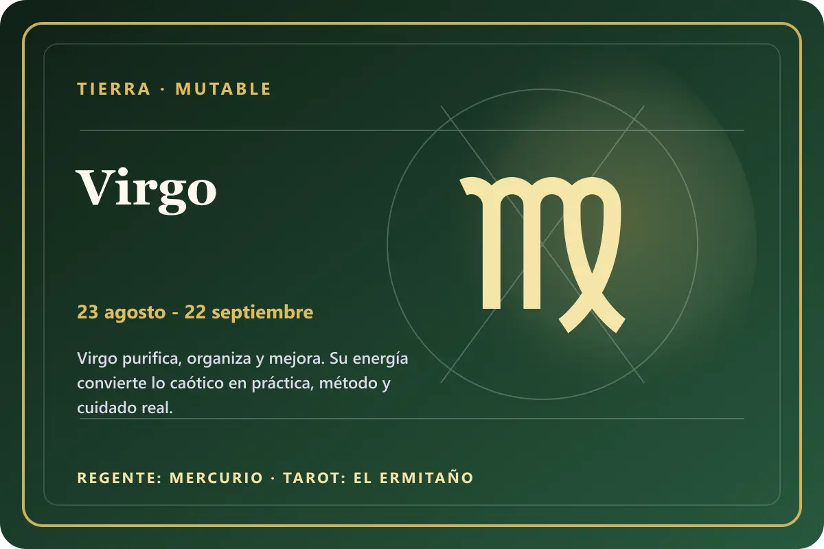 Ascendente en Virgo